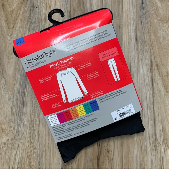 Cuddl Duds Tops Cuddl Duds Climate Right Frigid Base Layer Fleece